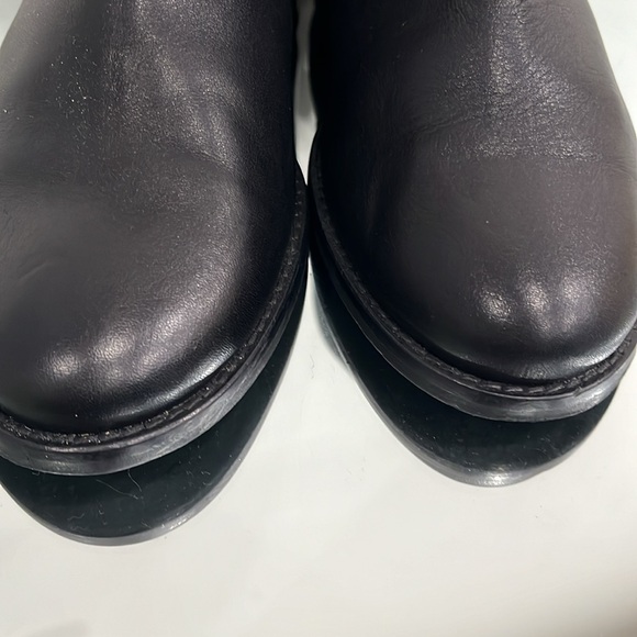 Barbara Barbieri Minimalistic Black Ankle Booties side Zipper Black Leather 41 - Picture 7 of 14